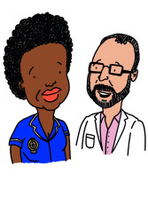 Doctor and nurse - Health professionals